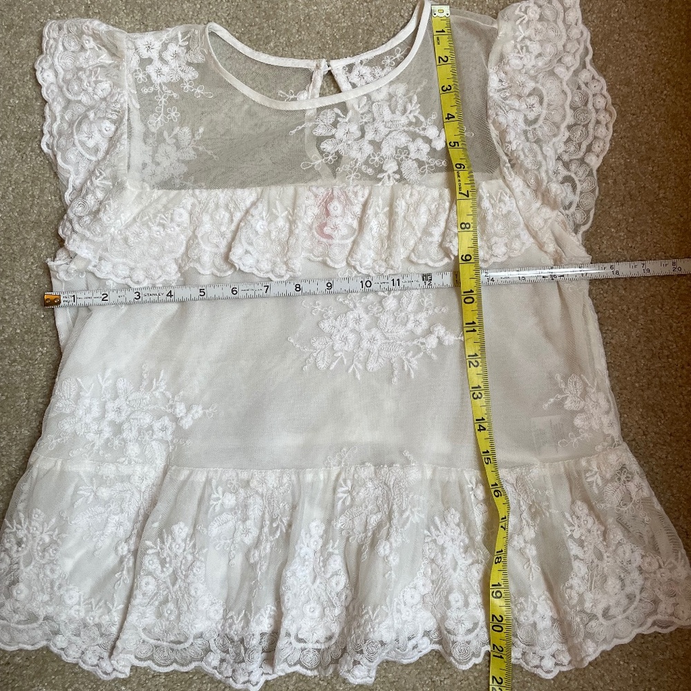 Anthropologie Chelsea and Violet Lace Blouse